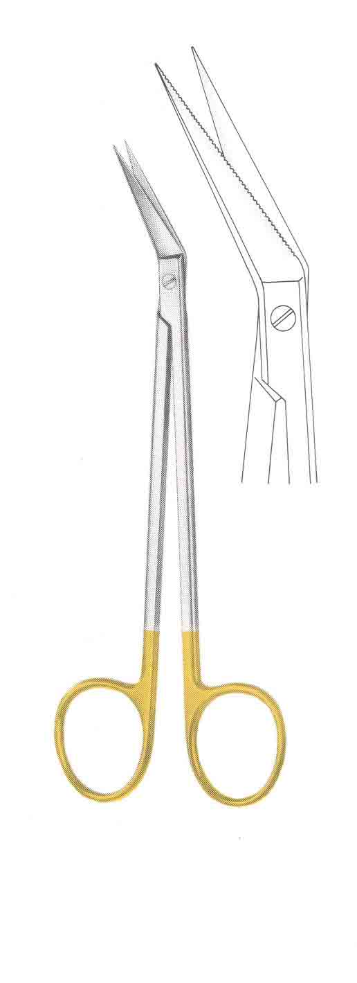 LOCKLİN ALTIN SAPLI MAKAS AÇILI 16CM 